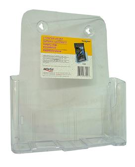 Deflecto Brochure Holder 1 Tier A4 Desk or Wall